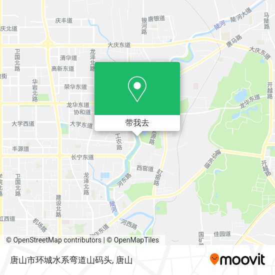唐山市环城水系弯道山码头地图