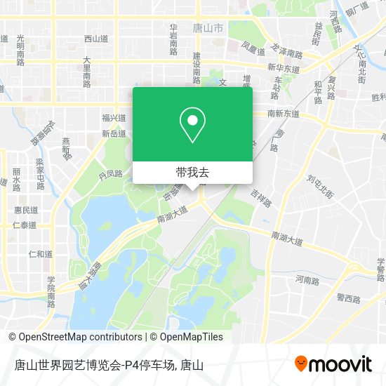 唐山世界园艺博览会-P4停车场地图