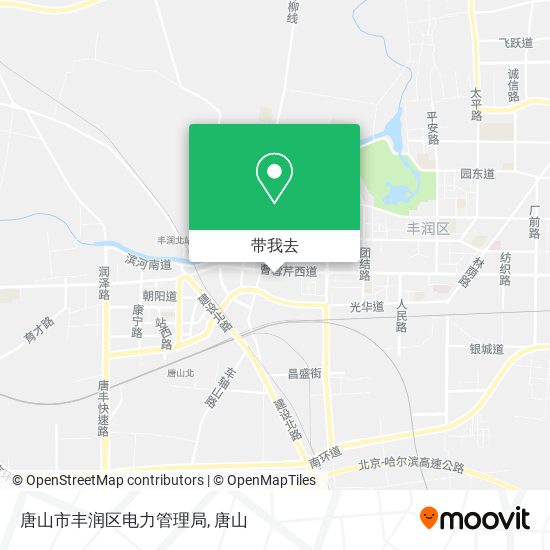 唐山市丰润区电力管理局地图