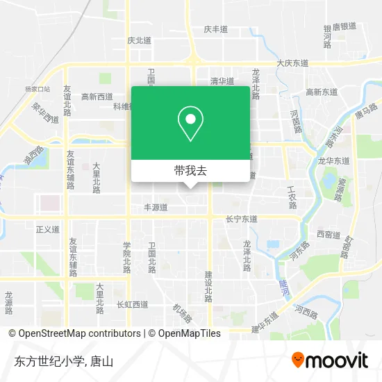 东方世纪小学地图