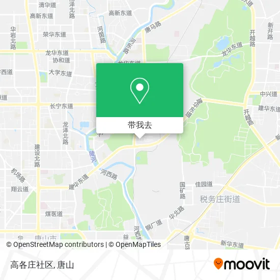 高各庄社区地图