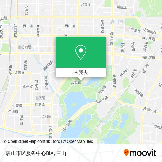 唐山市民服务中心B区地图