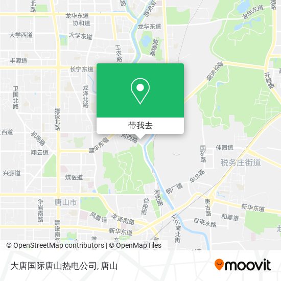 大唐国际唐山热电公司地图