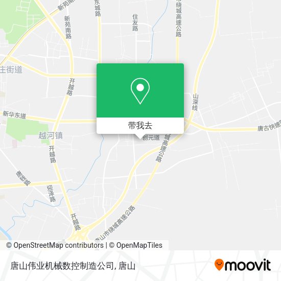 唐山伟业机械数控制造公司地图