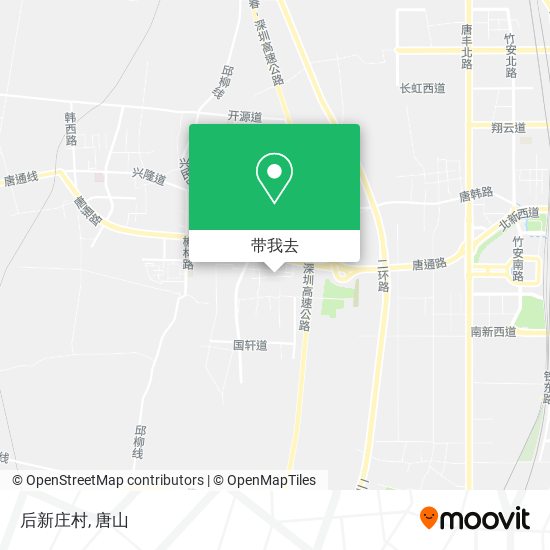 后新庄村地图