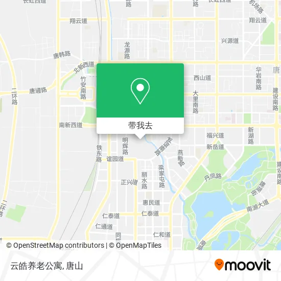 云皓养老公寓地图