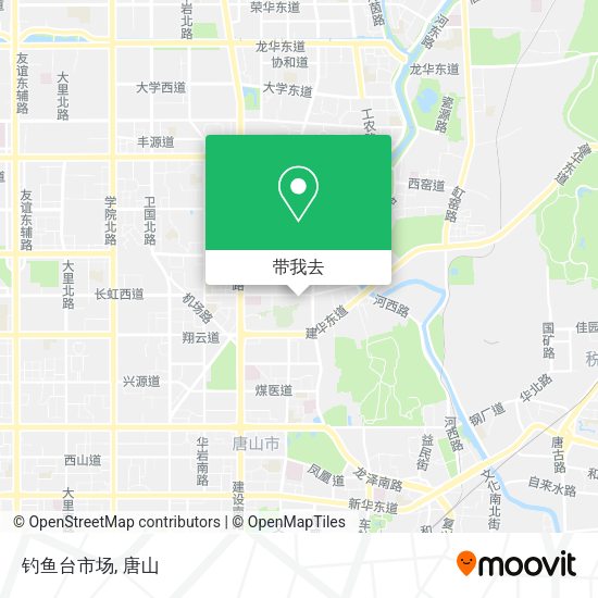 钓鱼台市场地图