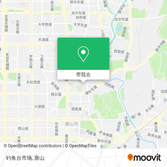 钓鱼台市场地图