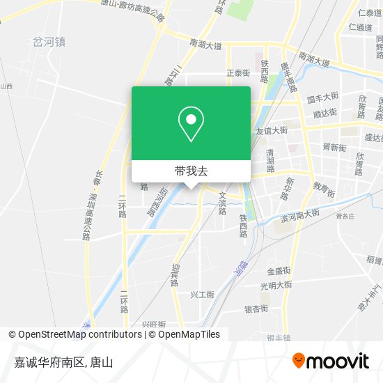 嘉诚华府南区地图