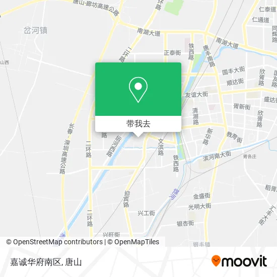 嘉诚华府南区地图