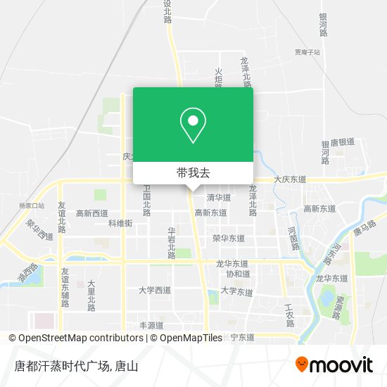 唐都汗蒸时代广场地图
