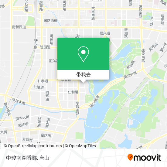 中骏南湖香郡地图
