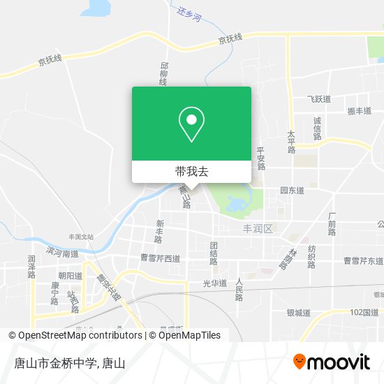 唐山市金桥中学地图