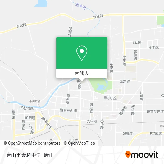 唐山市金桥中学地图