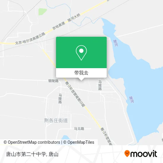 唐山市第二十中学地图