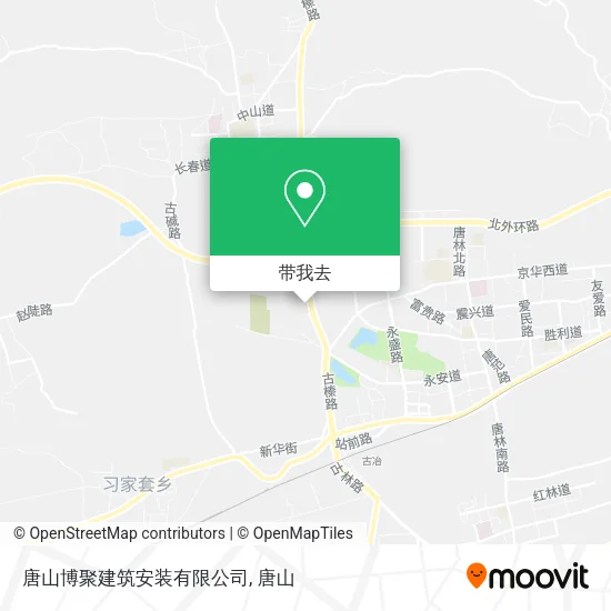 唐山博聚建筑安装有限公司地图