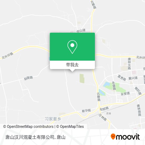 唐山汉川混凝土有限公司地图