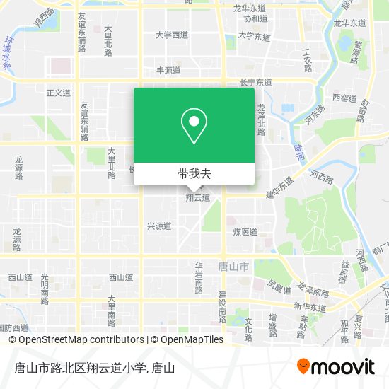 唐山市路北区翔云道小学地图