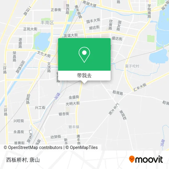 西板桥村地图