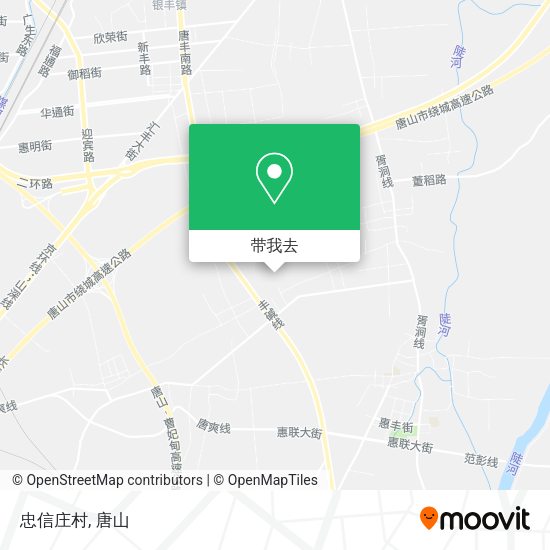 忠信庄村地图