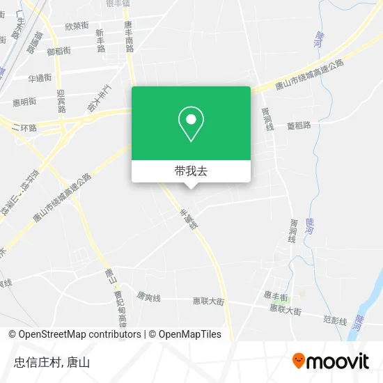 忠信庄村地图