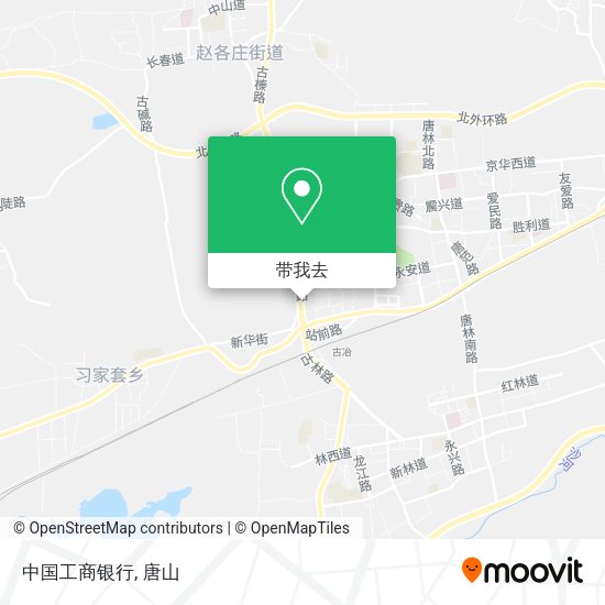 中国工商银行地图