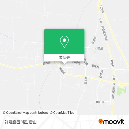 祥融嘉园D区地图
