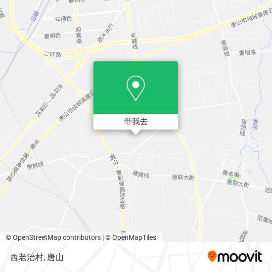 西老治村地图