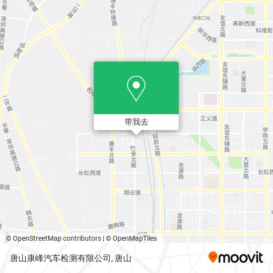 唐山康峰汽车检测有限公司地图