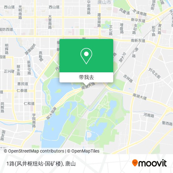 1路(风井枢纽站-国矿楼)地图