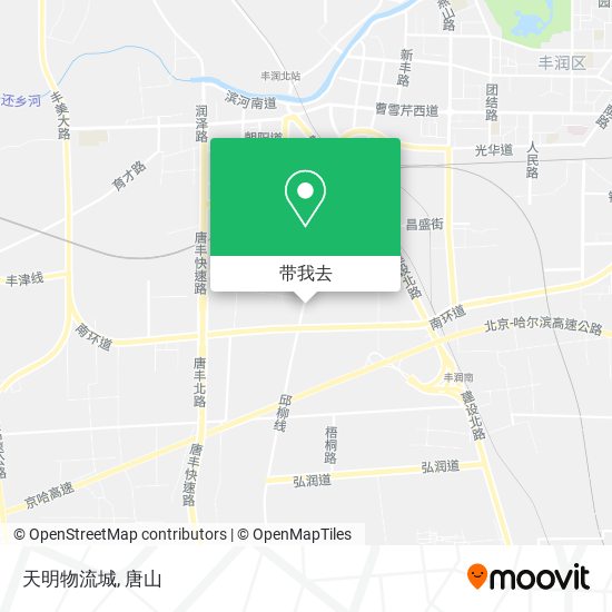 天明物流城地图
