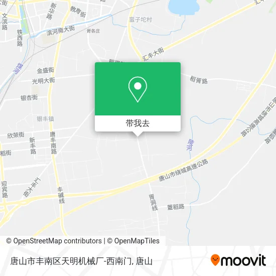 唐山市丰南区天明机械厂-西南门地图