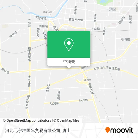 河北元宇坤国际贸易有限公司地图