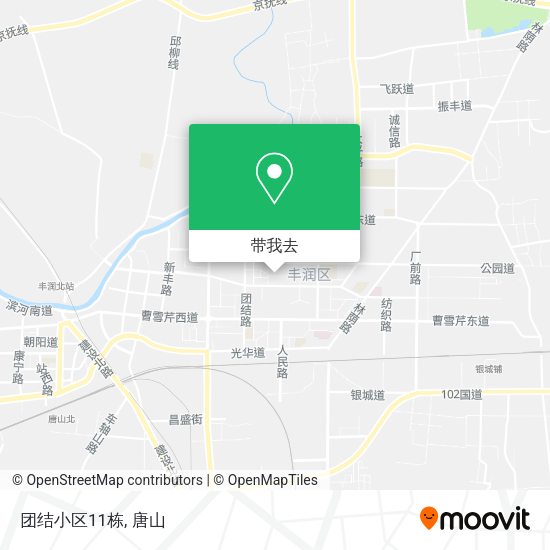 团结小区11栋地图