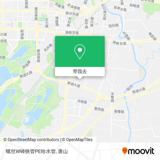 螺丝W铸铁管PE给水管地图