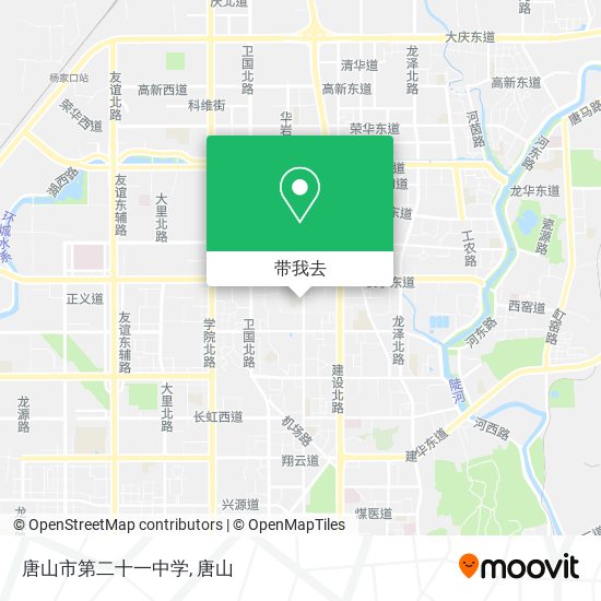 唐山市第二十一中学地图