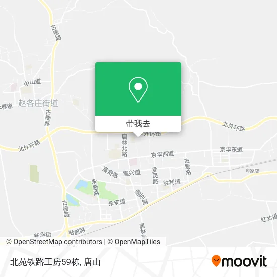 北苑铁路工房59栋地图