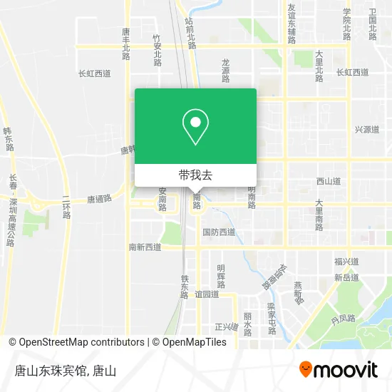 唐山东珠宾馆地图