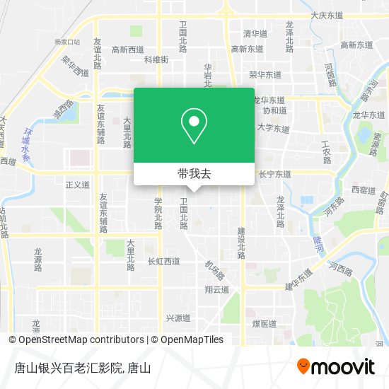 唐山银兴百老汇影院地图