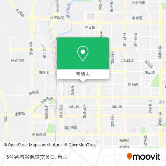 5号路与兴源道交叉口地图