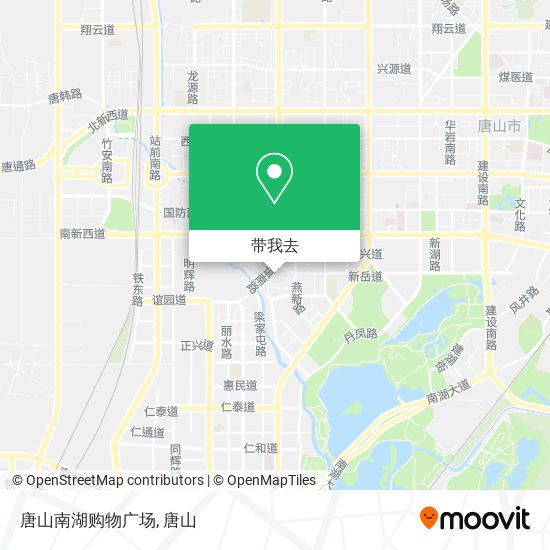 唐山南湖购物广场地图