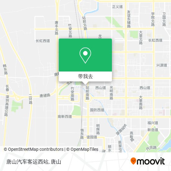 唐山汽车客运西站地图