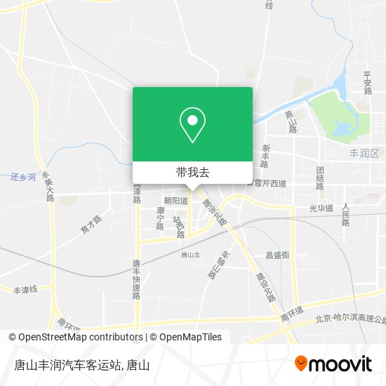 唐山丰润汽车客运站地图