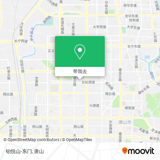 铂悦山-东门地图