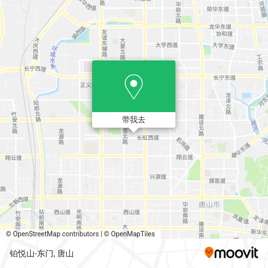 铂悦山-东门地图