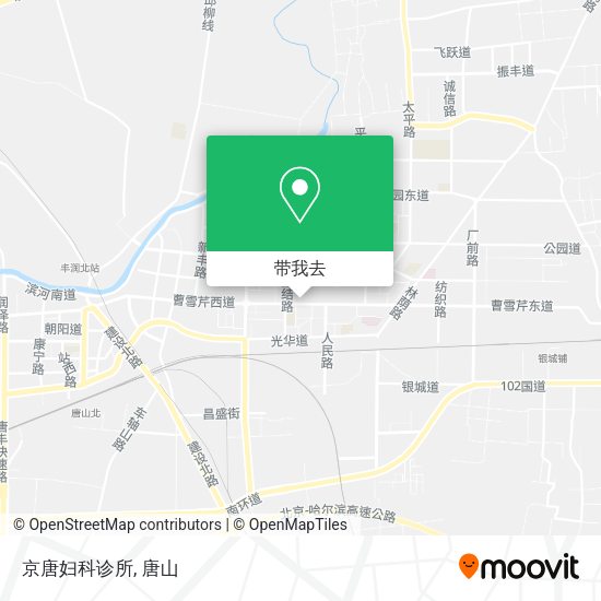 京唐妇科诊所地图