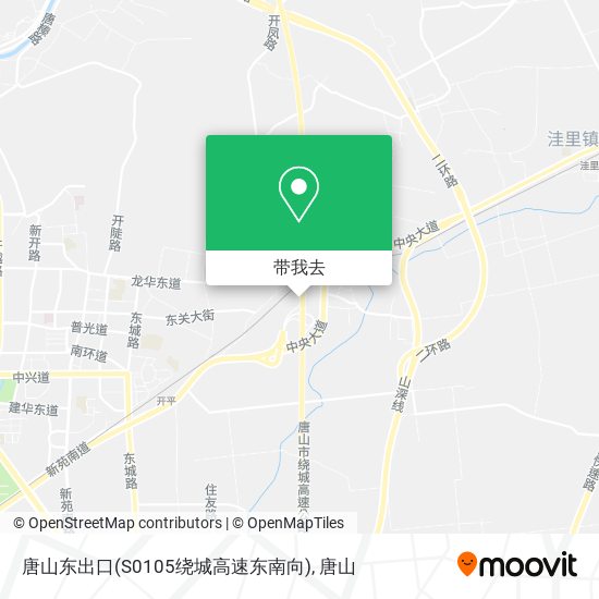 唐山东出口(S0105绕城高速东南向)地图