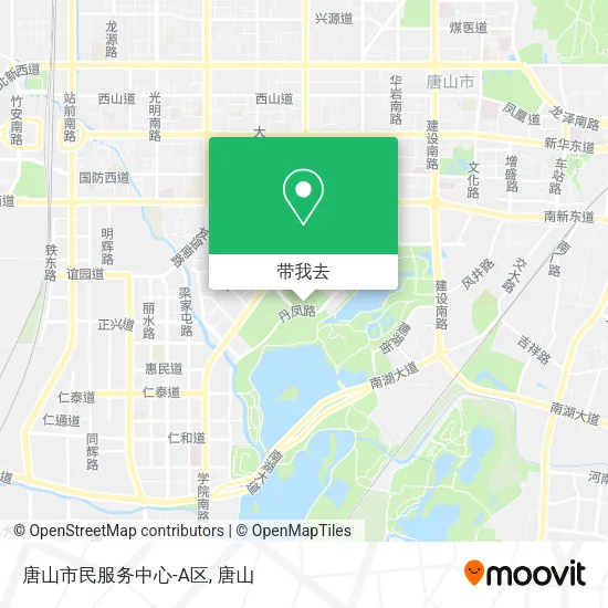 唐山市民服务中心-A区地图