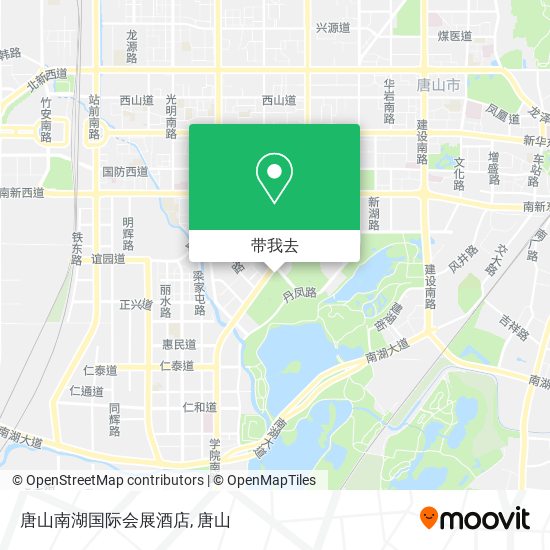 唐山南湖国际会展酒店地图