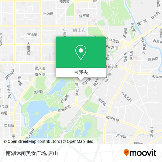 南湖休闲美食广场地图